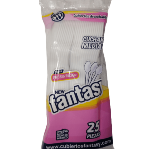 empaque de cucharas de pástico desechables new fantasy