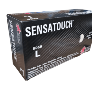 caja de guantes de látex sensatouch