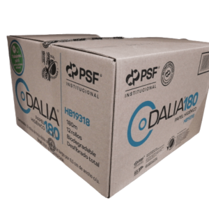 empaque de bobina de papel higiénico dalia 180