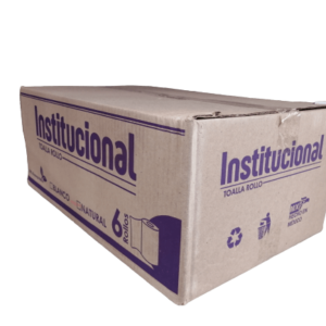 caja de toallas en rollo institucional