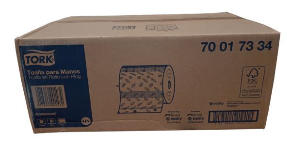 Papel en Toalla para Manos en Rollo con Plug Tork 700173