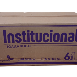 caja de toalla rollo institucional