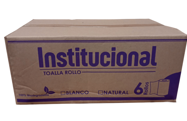 caja de toalla rollo institucional