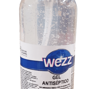 desinfectante en gel con shifon marca wezz