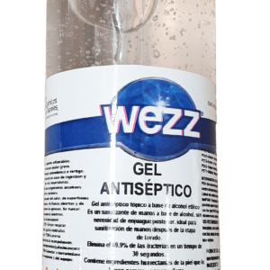 gel antibacterial marca wezz de 1 litro